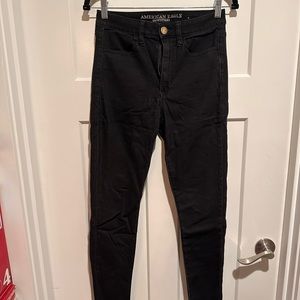 American Eagle black skinny jeans